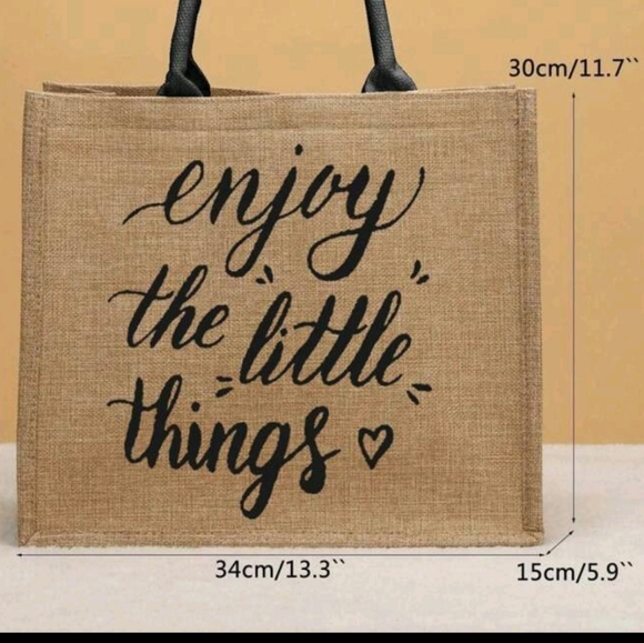 Fall 🎃Trendy " Enjoy the Little things" tote - Picture 3 of 6